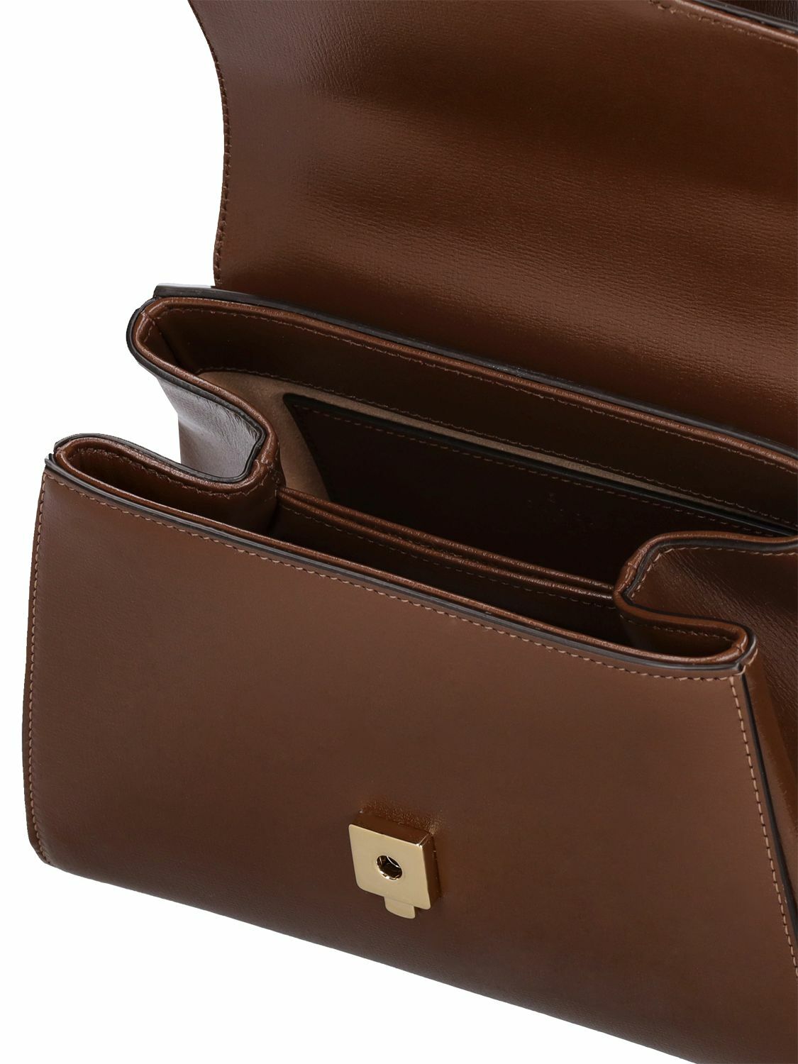 GUCCI - 1955 Horsebit Leather Top Handle Bag