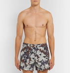 TOM FORD - Mid-Length Camouflage-Print Swim Shorts - Gray