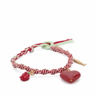 ALÉMAIS Women's Tesori Rossa Macrame Charm Bracelet in Multi 