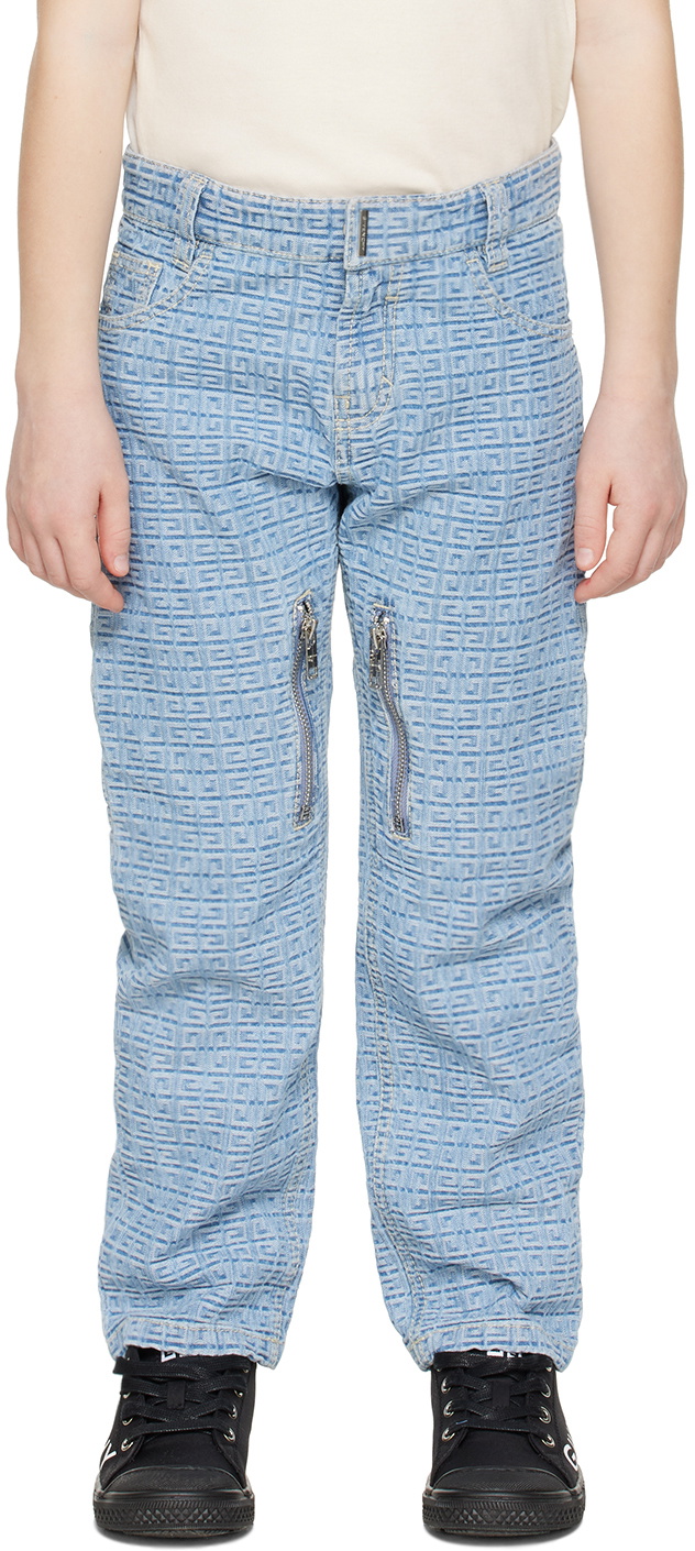 Givenchy Kids Blue 4G Jeans