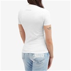 Jean Paul Gaultier Women's Logo Baby T-Shirt in White/Black