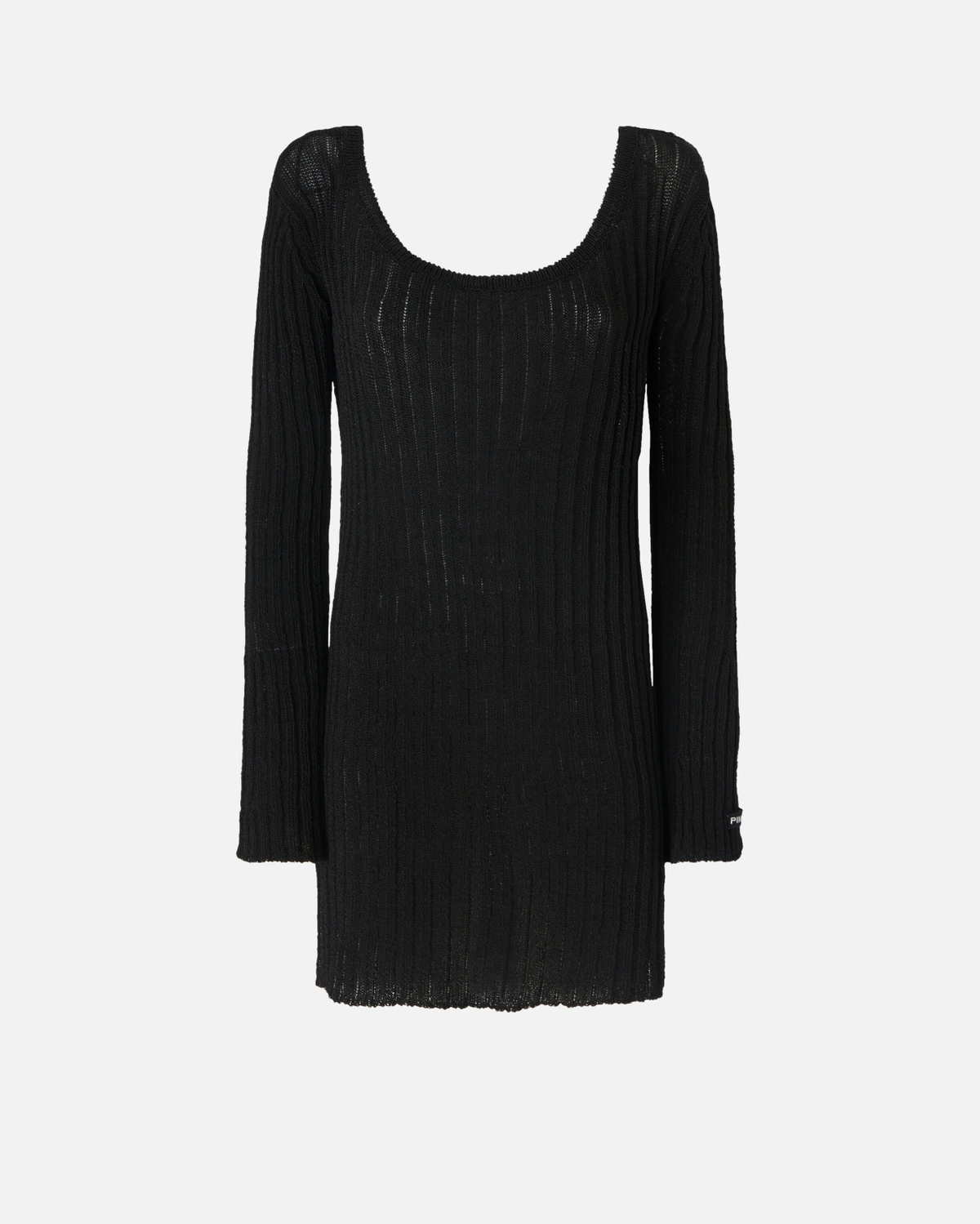 mini linen black dress Women's Sleeveless Fitted Crew-Neck Mini Dress – RW&CO main image 1