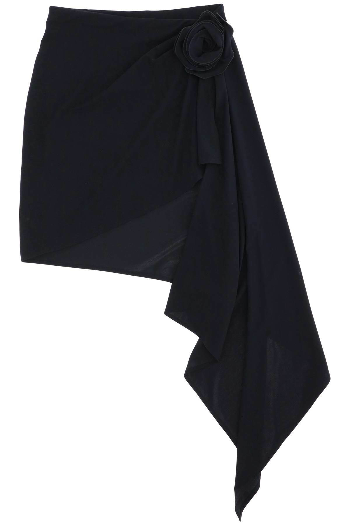 スカート Magda Butrym Long Stretch Viscose Skirt With Side Draping Magda Butrym Long Stretch Viscose Skirt With Side Draping