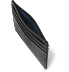 MONTROI - Logo-Debossed Full-Grain Leather Cardholder - Black