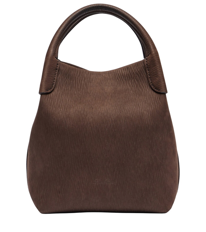 Photo: Loro Piana Bale Small leather bucket bag