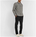 AG Jeans - Black Marshall Slim-Fit Brushed Cotton-Blend Trousers - Black