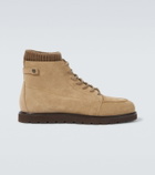 Loro Piana Verbier suede lace-up boots
