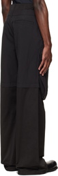 FFFPOSTALSERVICE Black Bolsu Double Layered Trousers