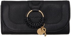 See by Chloé Black Hana Long Wallet