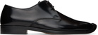 Bottega Veneta Black Comma Lace-Up Derbys
