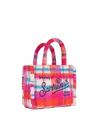 MC2 Saint Barth Wooly Colette Fringed Handbag With Tartan Pattern