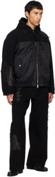 Song for the Mute Black TKL Edition Faded Denim Jacket