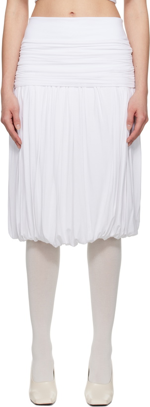 Photo: Nicklas Skovgaard White Petra Midi Skirt