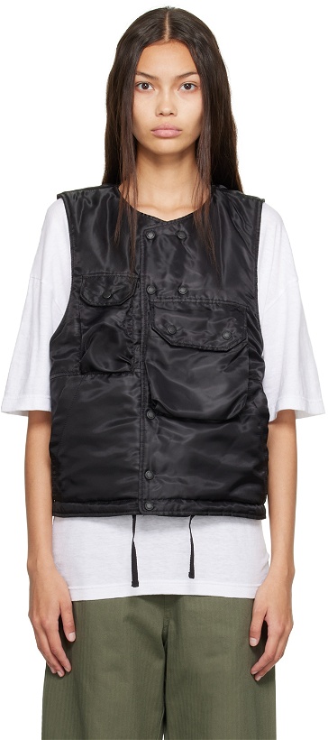 Photo: Engineered Garments Black Cover Vest