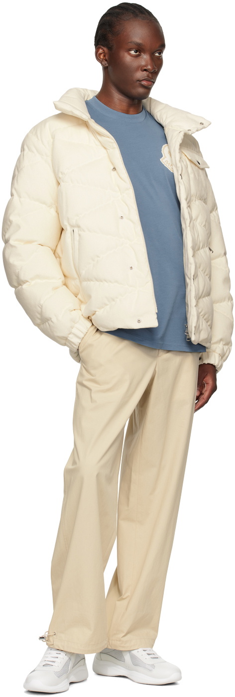 Moncler Off-White Kaver Short Down Jacket Moncler