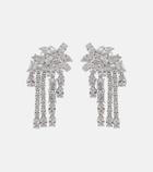 Self-Portrait Crystal-embellished drop earrings