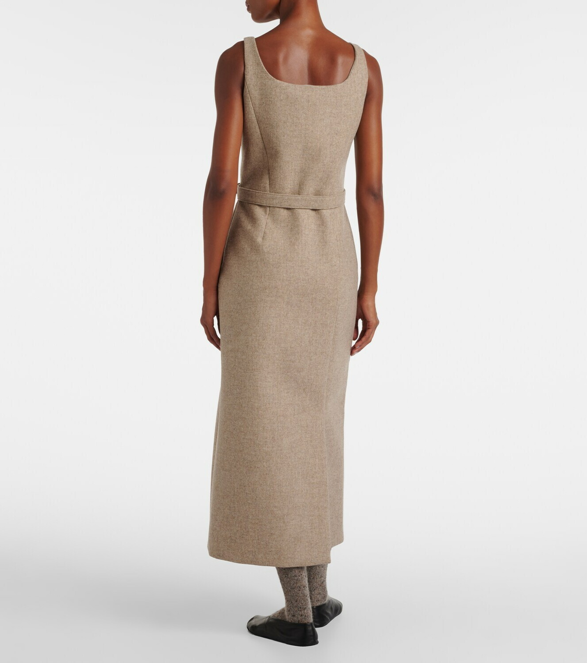 The Row Vadira wool midi dress