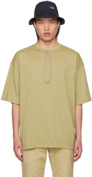 nanamica Yellow Micro Stripe T-Shirt