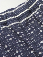 Orlebar Brown - Louis Bandana Floral-Print Cotton-Twill Shorts - Blue