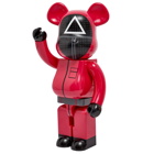 Medicom Be@rbrick Squid Game Guard △ in 1000%/Red