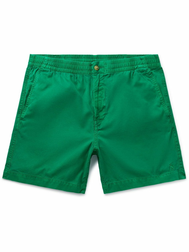 Photo: Polo Ralph Lauren - Prepster Straight-Leg Cotton Oxford Shorts - Green