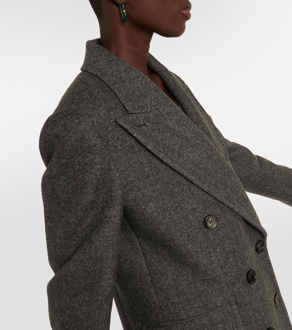 Max Mara Eccesso double-breasted virgin wool coat Max Mara