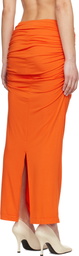 Entire Studios Orange Surge Maxi Skirt
