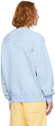 AMI Paris Blue Ami De Cœur Sweatshirt