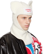 Charles Jeffrey LOVERBOY White Fluffy Rabbit Balaclava