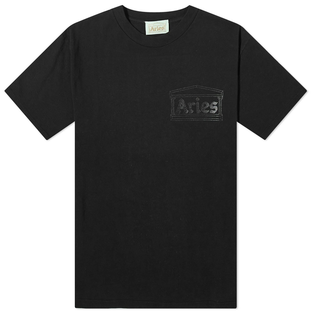 Photo: Aries Temple T-Shirt in Black
