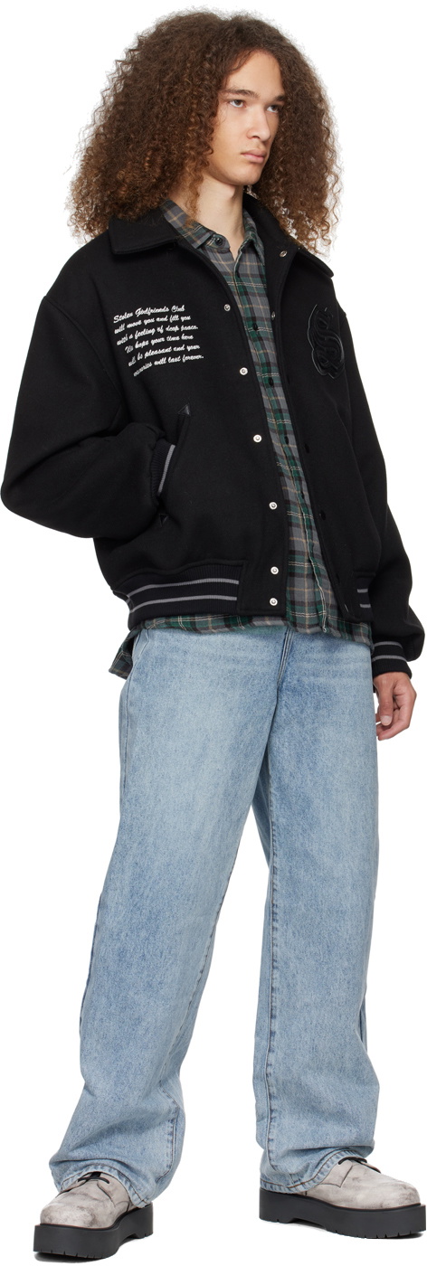 Stolen Girlfriends Club Blue 'Dust And Grit' Jeans