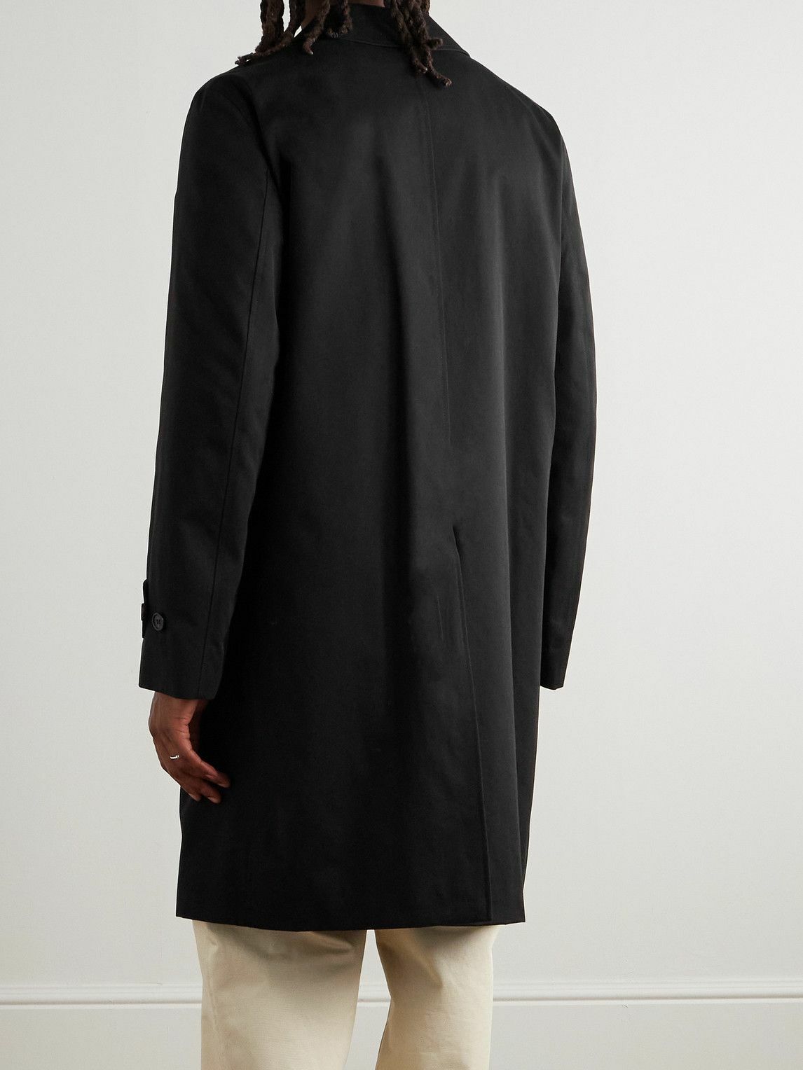 Burberry - Cotton-Gabardine Trench Coat - Black