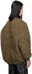 Isabel Marant Etoile Khaki Coleen Bomber Jacket