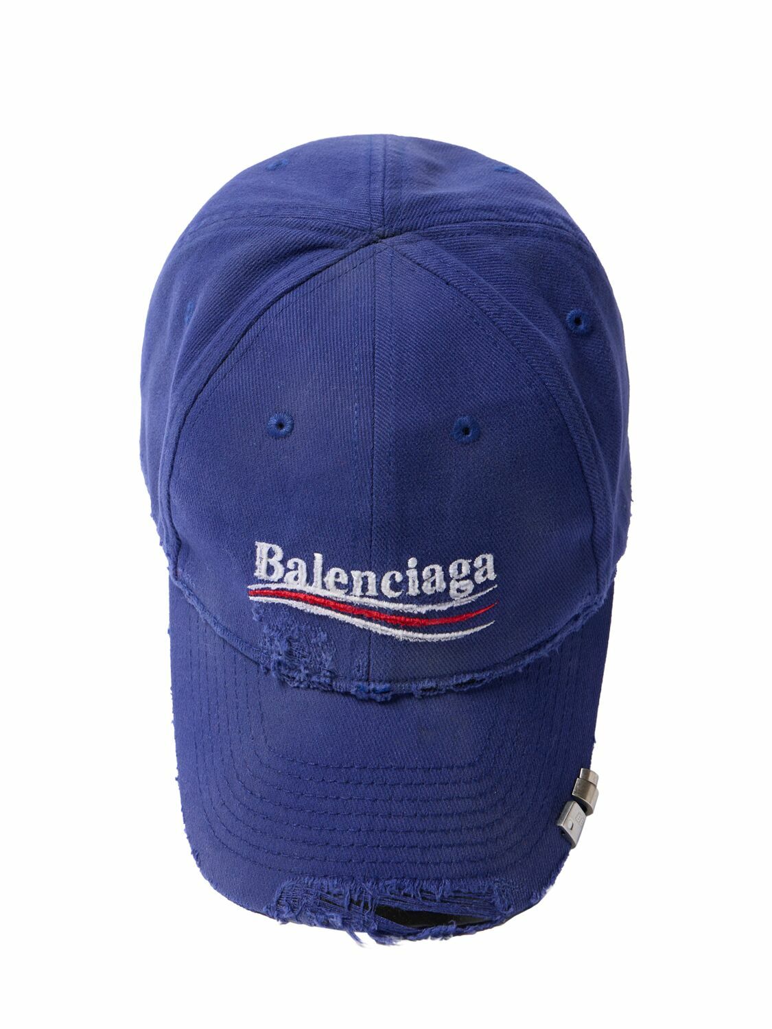 Balenciaga Cap Cotton Blue L Logo Stylish Hat Balenciaga Blue size L International in Cotton - 43504140 main image 3