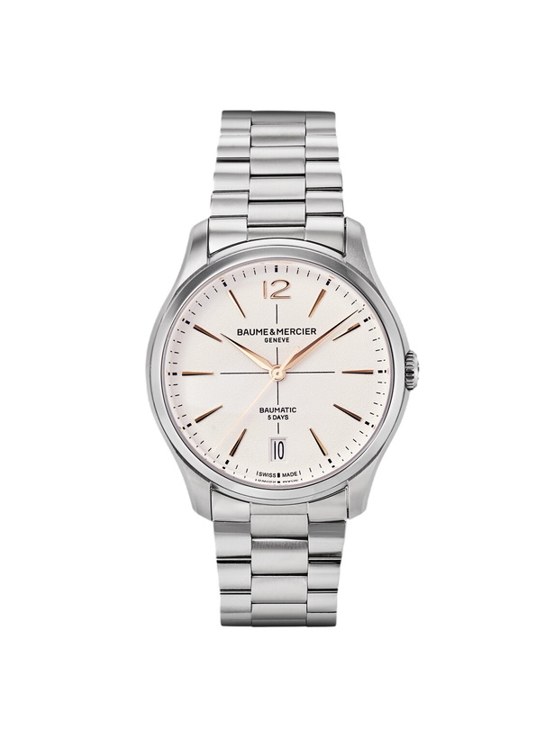 Photo: Baume & Mercier - Clifton Automatic Stainless Steel Watch, Ref. 10793