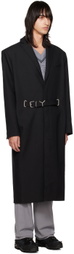 Y/Project Black Y Belt Coat