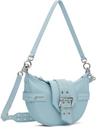 GANNI Blue Small Bucky Crossbody Bag