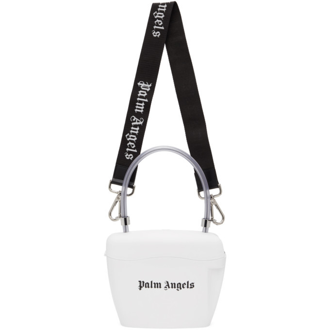 Palm angels 2024 white padlock bag