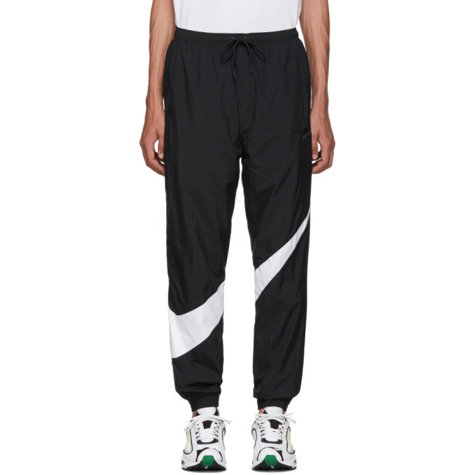 Photo: Nike Black and White Swoosh Track Pants