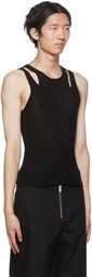 Dion Lee Black Cutout Tank Top