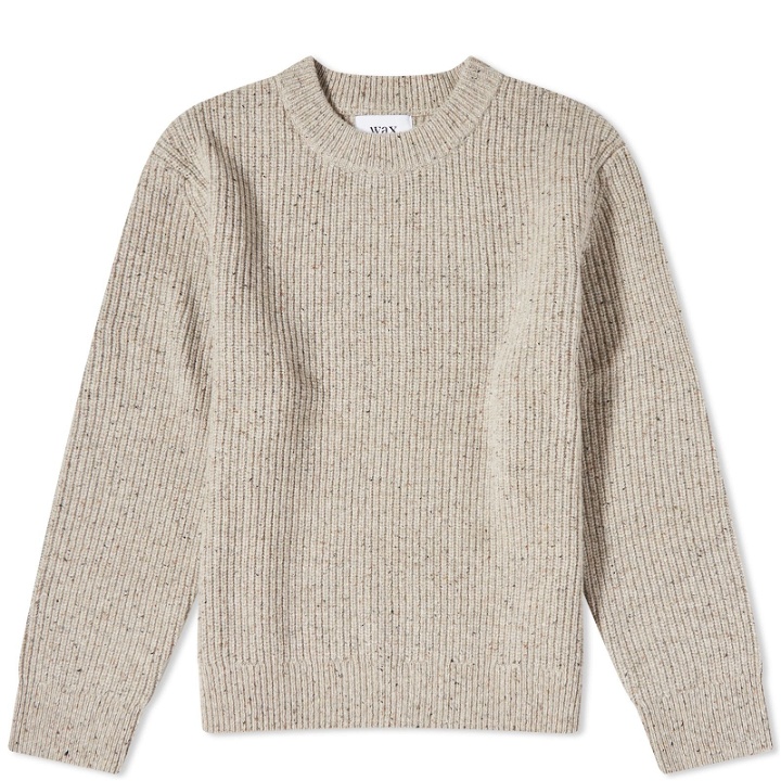 Photo: Wax London Men's Wilde Crew Knit in Natural