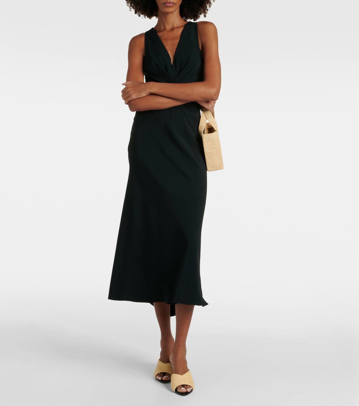 Victoria Beckham Raffia mules