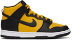 Nike Yellow & Black Dunk Retro Hi Sneakers