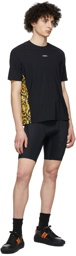 Versace Underwear Black Greca Bike Shorts