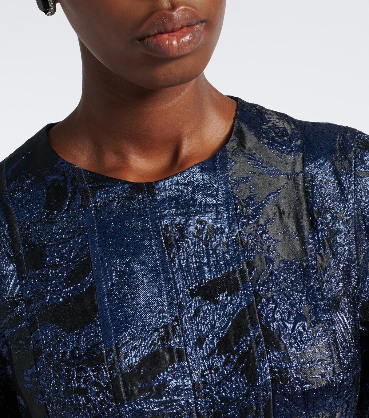 Simkhai Claravelle jacquard gown