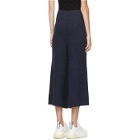 Stella McCartney Navy Wool Deconstructed Trousers