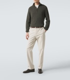 Agnona Cashmere half-zip sweater