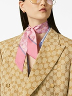GUCCI - Gg Supreme Silk Neck Bow