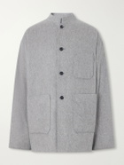 Kaptain Sunshine - Brushed Wool and Cashmere-Blend Flannel Jacket - Gray