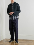 Nudie Jeans - Dante II Suede Trucker Jacket - Blue